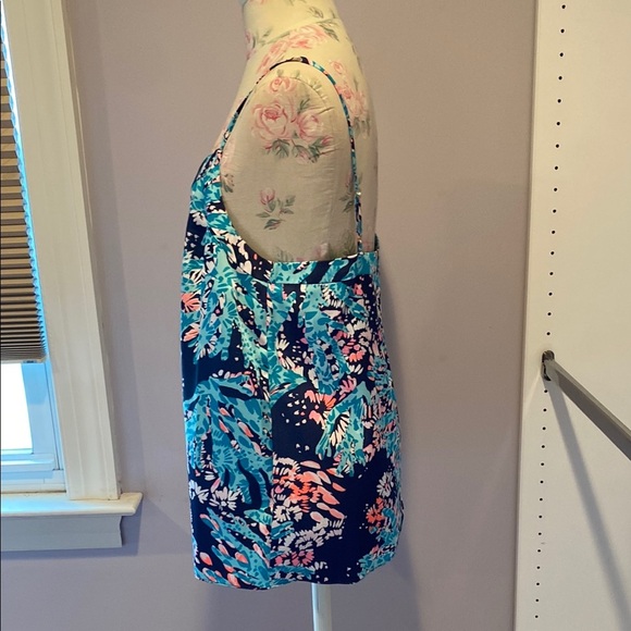 Lilly Pulitzer Blue and Pink Tank Top - Picture 4 of 12